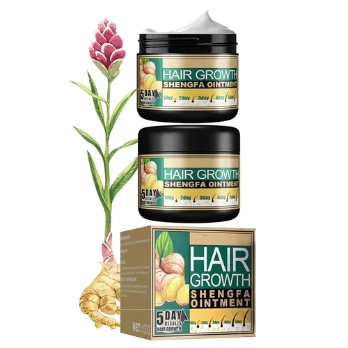 Jengibre Ungüento para el crecimiento del cabello Crema de tratamiento para el crecimiento del cabello Crema hidratante para el cuero cabelludo
