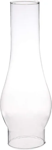 Vista 7 de Ciata Lámpara de repuesto victoriana de huracán para chimenea, 2 unidades, vidrio transparente, estilo tradicional, forma de chimenea, 7-1/2