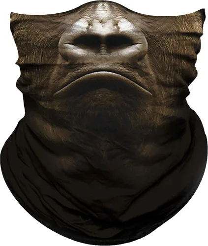 Vista 10 de Obacle - Máscara facial con diseño de animal y sin costuras, protege contra el sol, el polvo y el viento, máscara facial para hombre y mujer