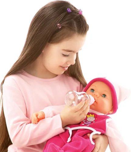 Vista 2 de Bayer: Muñeca de bebé multifunción - 18" 46cm - Sonidos y movimientos realistas - Cuerpo suave y ojos que se cierran