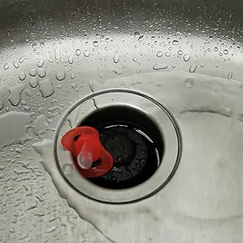 Vista 6 de Danco Disposal Genie Filtro de Eliminación de Basura Protector contra Salpicaduras de Drenaje de Fregadero de Cocina Raspador de Alimentos