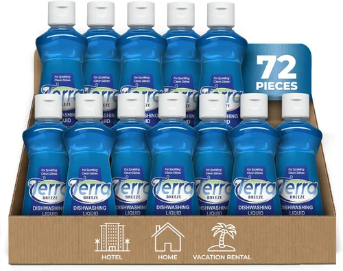 Vista 9 de 1-Shoppe All-in-Kit Terra Breeze Hotel - Jabón líquido para platos, 3.5 onzas (caja de 36)