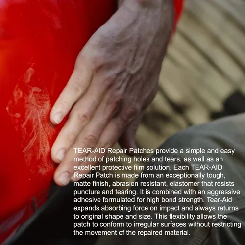 Vista 5 de Kit de reparación de inflables de vinilo Tear-Aid Repair de tipo B