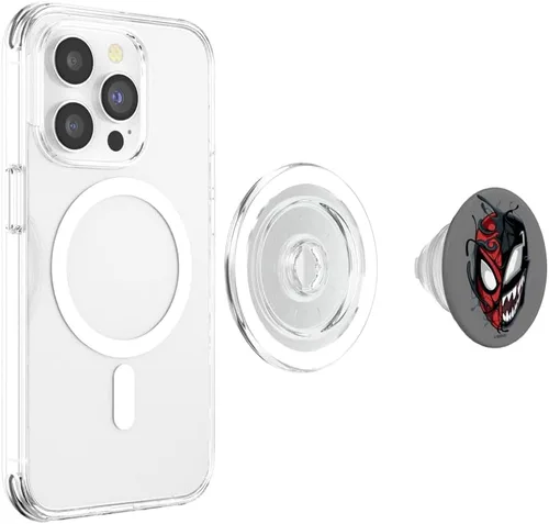 Vista 3 de Marvel Spider-Man Venom - PopSockets PopGrip: agarre intercambiable para teléfonos y tabletas PopSockets MagSafe PopGrip para iPhone
