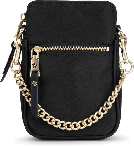 JuJuBe Eco Compact Crossbody Bag, Small Purse for Moms, Includes 3 Pockets and Credit Card Slots, Wear as a Wristlet