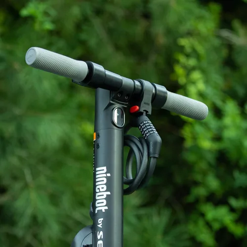 Vista 12 de Segway Ninebot - Candado de cable con contraseña para bicicletas y scooters, color negro