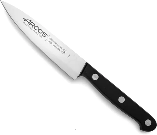 Vista 44 de Arcos Cuchillo para pan de acero inoxidable nitrum de 8 pulgadas y hoja de 7.874 in. Obtén una gran variedad de cortes para tu alimentación.