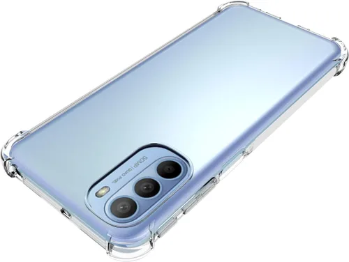 Vista 4 de USTIYA Funda para Motorola G41 4G Moto G41 Cubierta Transparente TPU Cuatro Esquinas Cubierta Transparente Suave Funda