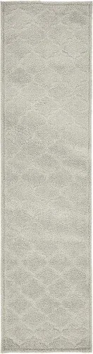 Vista 15 de Unique Loom Trellis Shag Collection - Alfombra de pasillo geométrica, moderna, marroquí, celosía, gris oscuro (2 pies x 6 pies 7 pulgadas)