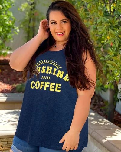 Vista 7 de Camisetas sin mangas para mujer, de verano, informales y holgadas, blusas tipo túnica