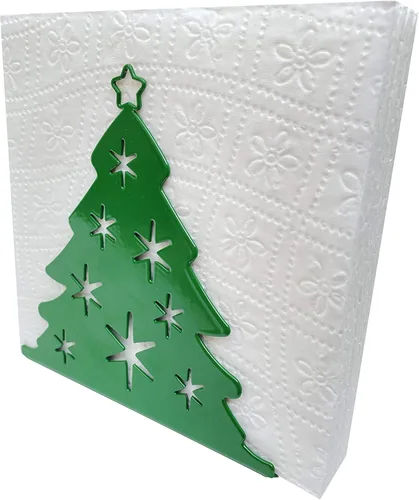 Vista 6 de Servilleteros para mesas: diseño de árbol de Navidad para decoraciones de Navidad, servilleteros para cocina, granja, restaurante, decoración