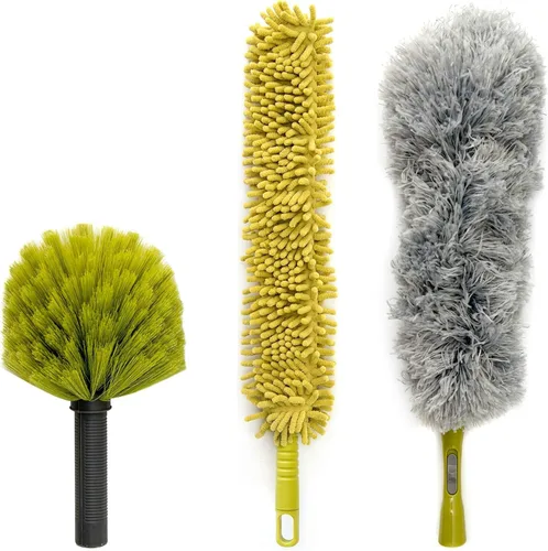 Vista 21 de DOCA - Poste telescópico de 5 a 12 pies, poste de extensión para limpieza, plumero de plumas, kit de lavado de ventanas, rodillo de pintura