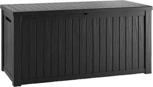 Vista 20 de Tarkari Caja de almacenamiento para exteriores, de resina, con cierre, de 35 galones, impermeable y resistente a los rayos UV, para guardar cojines