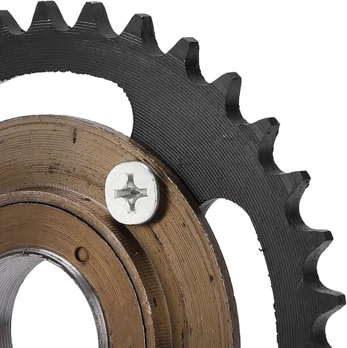 Vista 2 de Dilwe Plato de triciclo eléctrico, 420 34T piñón volante sin dientes para ATV -Kart