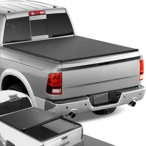 Vista 9 de DNA MOTORING Cubierta para caja de camioneta enrollable, de vinilo, suave, compatible con Dodge Ram 1500 2500 3500 de 94-10 / 11-18 Ram 1500 2500