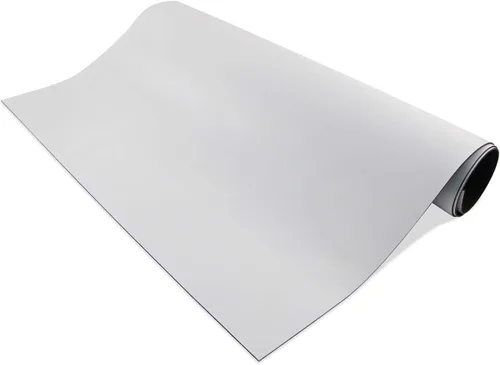 Vista 9 de Lámina magnética flexible de vinilo blanco, de 0,030 in de grosor, 12 in de ancho y 24 in de largo (paquete de 1)