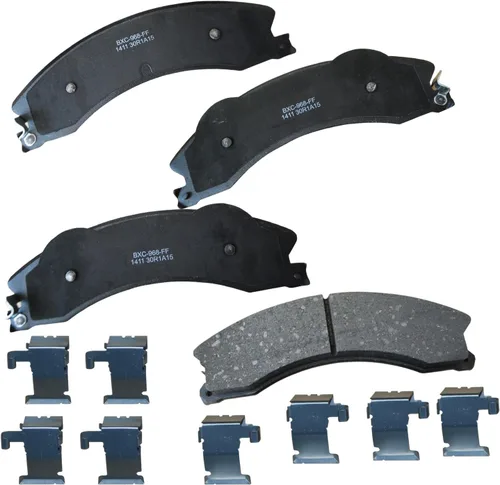 Vista 55 de Pastillas de freno traseras cerámicas Bendix Premium SBC1337 para Cadillac CTS 2014-2008, SRX 2016-2010, Chevrolet Camaro 2015-2010, Saab 9-4X 2011