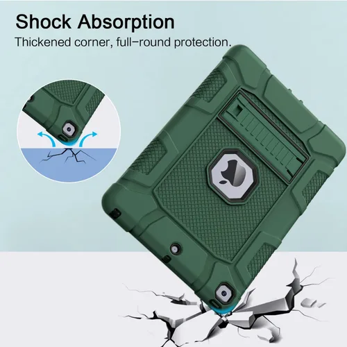 Vista 4 de Funda Azzsy para iPad de 9ª generación/iPad de 8ª generación/iPad de 7ª generación (10.2 pulgadas, modelo 2021/2020/2019), funda protectora delgada