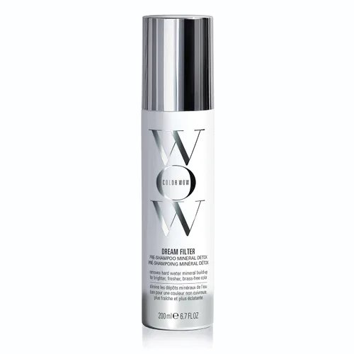 COLOR WOW Dream Filter Pre Shampoo Mineral Remover - Consigue un color más claro, más brillante y brillante en 3 minutos