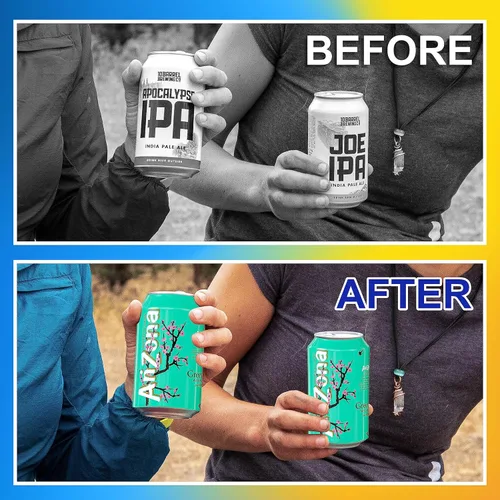 Vista 6 de BeerSkin Skywin - Fundas de silicona para latas que parecen refrescos, paquete de 2 unidades de 12 onzas (355ml), reutilizables y duraderas