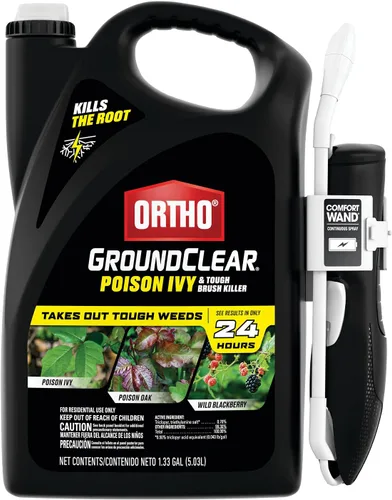 Vista 9 de Ortho GroundClear Poison Ivy & Tough Brush Killer3 - Spray mata malezas listo para usar con varita cómoda, 1 gal.