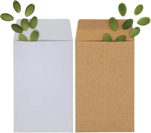 Vista 8 de Sobres autoadhesivos para monedas pequeñas, paquete de sobres de semillas de papel para guardar llaves, almacenamiento de llaves, piezas pequeñas