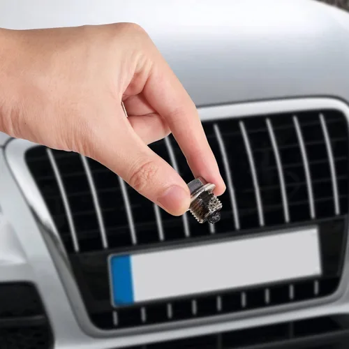 Vista 2 de M16 X 1,5 MM Motor magnético tapón de drenaje de aceite de acero inoxidable con imán de neodimio Arandela de trituración de aluminio