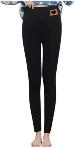 Vista 5 de DASAYO Womens Plus Size Fleece Lined Leggings Yoga Workout Running Winter Warm Pants Thermal Fleece Workout Trousers