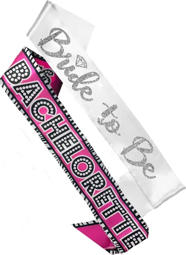 Vista 10 de Funny Bachelorette Party Sashes - BRIDAL GRADE SATIN Bride to Be Sash - Same Penisis Forever Decorations