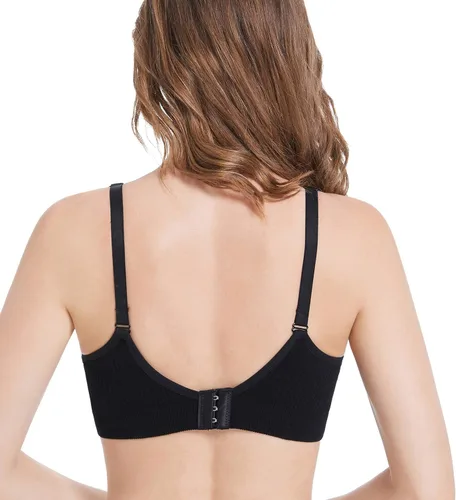 Vista 5 de Suekaphin - Brasier de lactancia sin varillas, con cuello en V profundo, brasier de lactancia para maternidad, bralette para dormir y amamantar