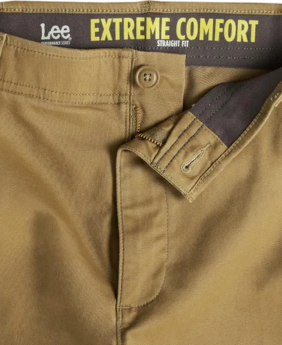 Vista 5 de Lee Extreme Motion Pantalón regular recto sin pliegues al frente para hombre