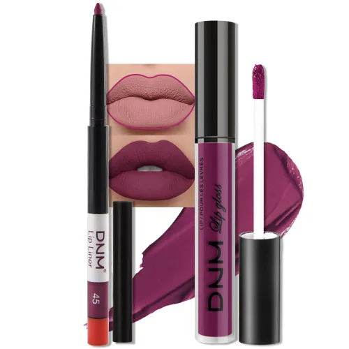 Vista 50 de evpct Juego de 3 lápices labiales líquidos color rojo oscuro, morado, ciruela, mate, para mujer, de larga duración, impermeable, azul sangre