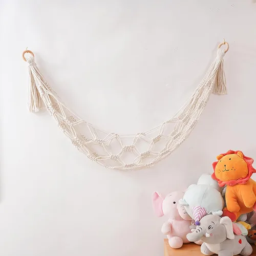Vista 4 de Stuffed Animal Storage Net Or Hammock for Small Animals Or Plushies Plush Toy Storage Holder Stuffed Animal Or Hammock