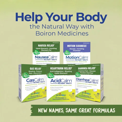 Vista 7 de Boiron Tabletas GasCalm para aliviar la presión de gas, dolor abdominal, hinchazón y molestias, 60