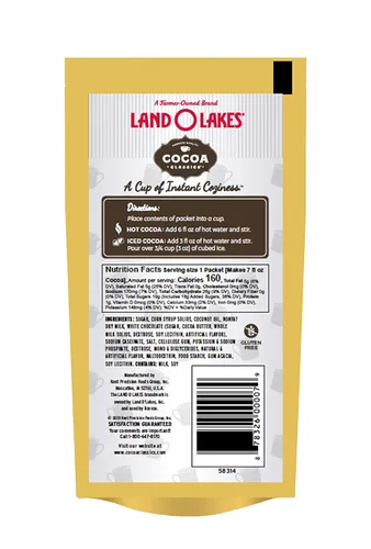 Vista 2 de Land O Lakes Arctic White Hot Cocoa Classics Mix, 1.25 Oz, Pack of 36