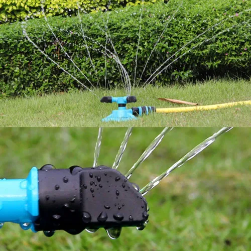 Vista 6 de Kadaon - Aspersor de césped, aspersores de agua automáticos para jardín, sistema de riego de césped, cobertura de área grande, rotación de 360 grados