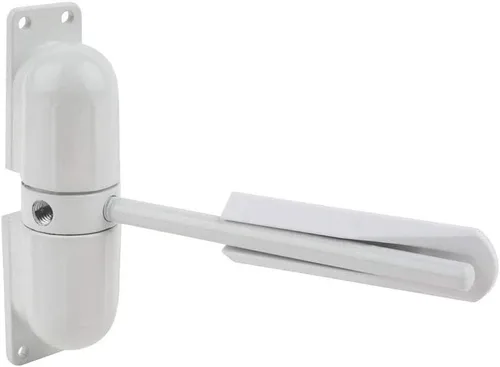 Vista 8 de Cierre de puerta de resorte de seguridad Tapón automático con resorte Cierre de puerta ajustable Metal clasificado contra incendios (negro)