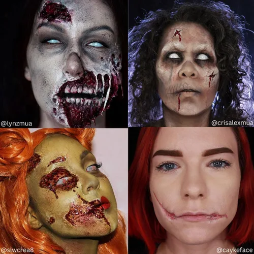 Vista 2 de Kit de maquillaje Mehron Special FX All-Pro Kit profesional completo para escenario Efectos especiales para teatro, Halloween y cosplay