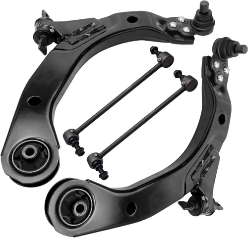 Vista 46 de Detroit Axle - Ejes de eje delantero izquierdo derecho CV + brazos de control delanteros inferiores de repuesto para Ford Focus 2000-2004 - Juego