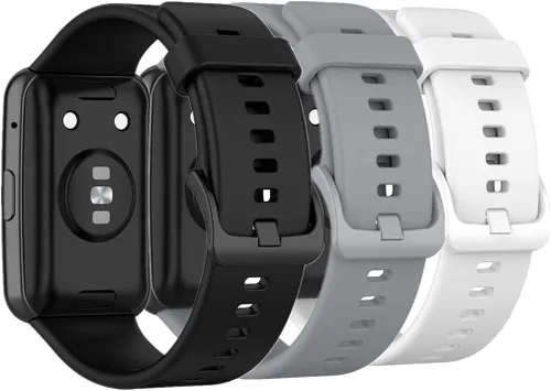 Vista 9 de Watch Strap compatible with Huawei Watch Fit,Adjustable Silicone Sports Strap Replacement Band for Huawei Watch Fit Smart Watch