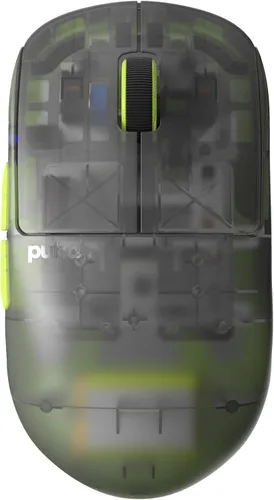Vista 21 de Pulsar Gaming Gears LAB X2F - Mouse inalámbrico para juegos de punta de dedo, ultraligero de 1.34 oz (38 g), interruptores HUANO Blue Pink Dot