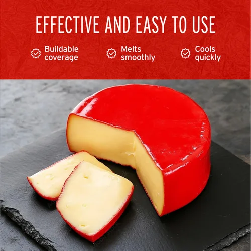 Vista 5 de Blended Waxes Inc. - Bloque de cera para hacer queso, cera de grado alimenticio premium, se puede utilizar para una variedad de tipos de queso