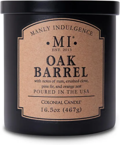 Vista 15 de Manly Indulgence After Hours - Velas perfumadas para hombres, 16.5 onzas, una sola mecha, cera de mezcla de soja premium, 60 horas de combustión