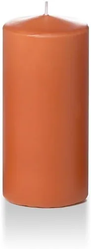 Vista 38 de yummi Velas redondas de pilar de 3 x 4 pulgadas, color verde oliva, 3 por paquete