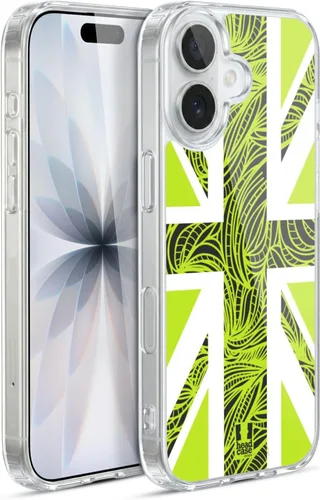 Vista 341 de Head Case Designs Blue Gingham Union Jack Collection - Funda de gel suave compatible con Apple iPhone 7 Plus/iPhone 8 Plus