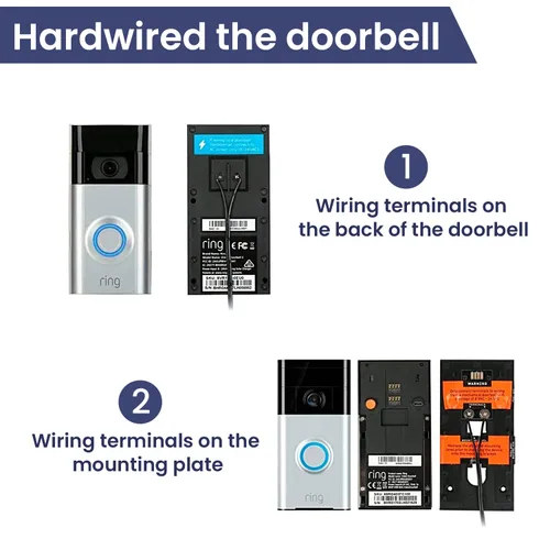 Vista 9 de Adaptador de corriente de 18 V para timbre de video para timbre de video Ring y timbre de video Ring 2 y timbre de video Ring Pro, cargador continuo