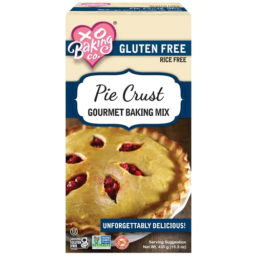XO - Mezcla gourmet para hornear con corteza de pastel sin gluten, sabrosa, escamosa, sin gluten, sin conservantes ni sabores artificiales (15.3