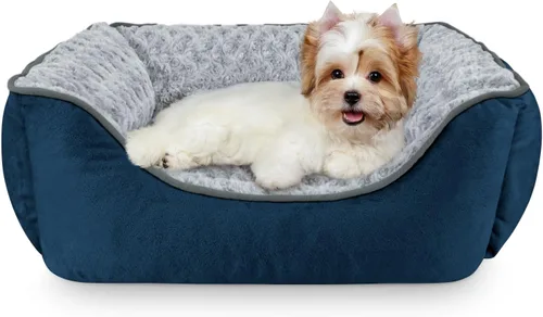 Vista 21 de JOEJOY - Cama rectangular para perros grandes, medianos y pequeños - Cama de sofá ortopédica lavable, suave y transpirable para cachorros