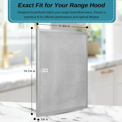 Vista 2 de Broan Model BPS1FA30 - Filtro de grasa para campana extractora BPS1FA30, S99010299, repuesto para NuTone Allure 30 pulgadas WS1 QS2 y Broan QS1 30