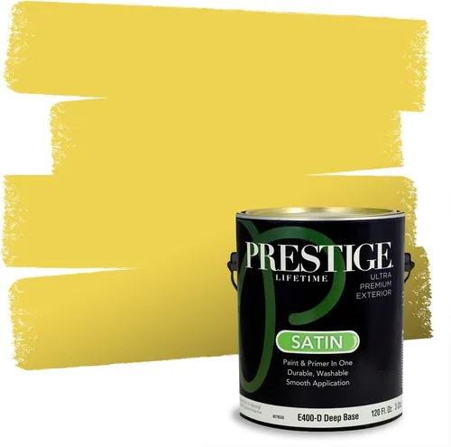 Vista 245 de PRESTIGE Pinturas de pintura exterior e imprimación en uno, 1 galón, plano, combinación comparable de Benjamin Moore* Pila de heno